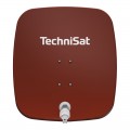 Technisat SATMAN 650 PLUS 65cm Aluminium Satellite Dish Brick Red
